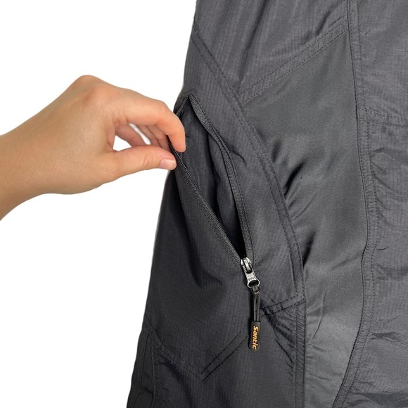 Santic Black Men’s Padded Elastic Waist Nylon Bicycle Cycling Shorts - Picture 4 of 15